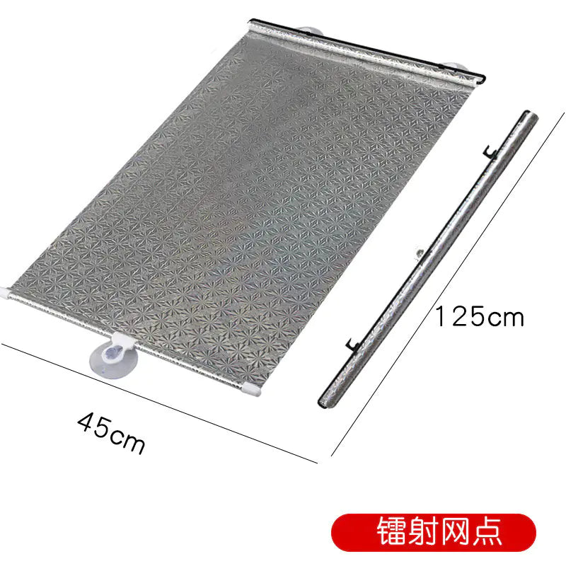 AutoSlide UV Car Sunshade || Summer Sunshade Car Automatic Retractable UV Blocker