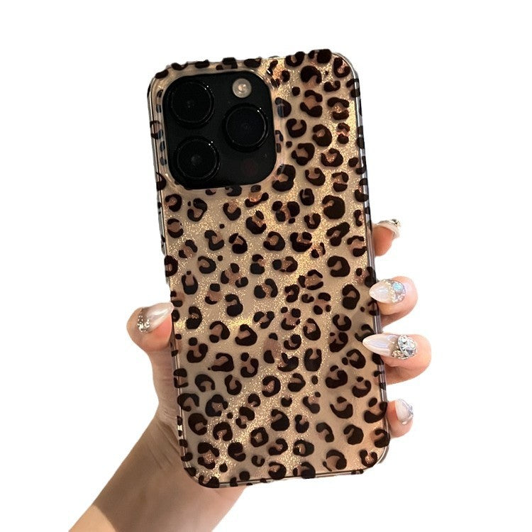Soft Strokes of Wild: Feather Brown Leopard iPhone Case || iPhone Protection || Distinctive Brown Leopard iPhone Cover