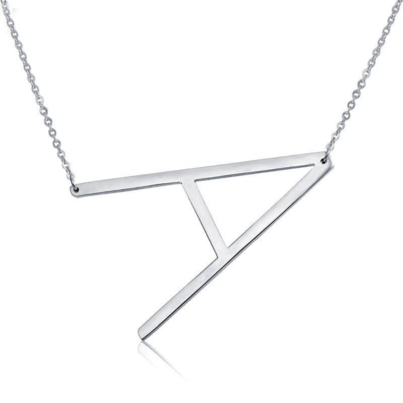 Personalized Letter Necklace || 3 Color Options || Alphabet Initial Necklace