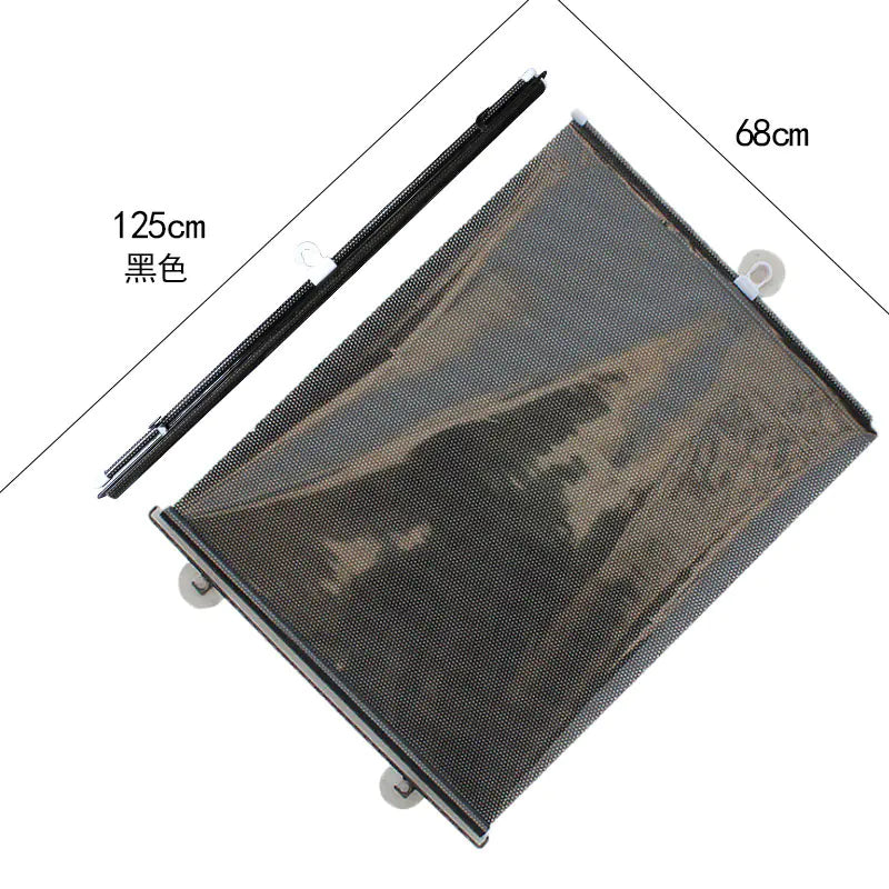 AutoSlide UV Car Sunshade || Summer Sunshade Car Automatic Retractable UV Blocker