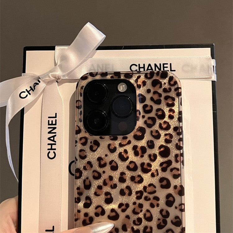 Soft Strokes of Wild: Feather Brown Leopard iPhone Case || iPhone Protection || Distinctive Brown Leopard iPhone Cover