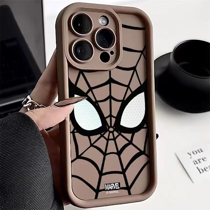 Spider-Man Matte Silicone iPhone Case - Soft, Protective Grip || Soft Touch, Anti-Scratch