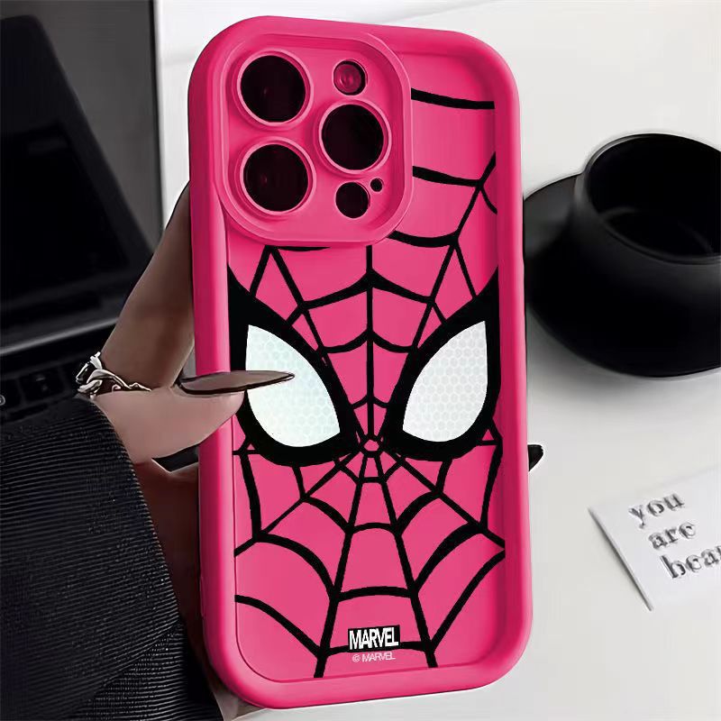 Spider-Man Matte Silicone iPhone Case - Soft, Protective Grip || Soft Touch, Anti-Scratch