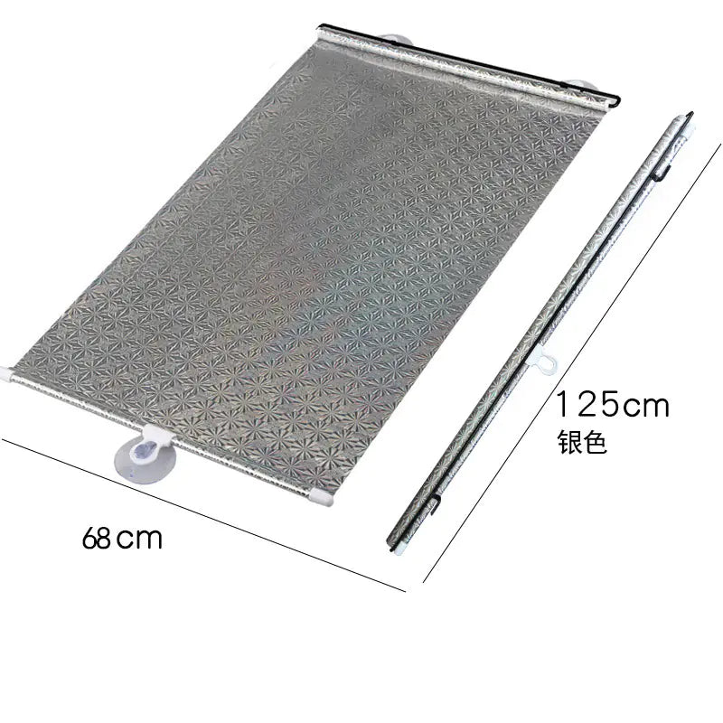 AutoSlide UV Car Sunshade || Summer Sunshade Car Automatic Retractable UV Blocker
