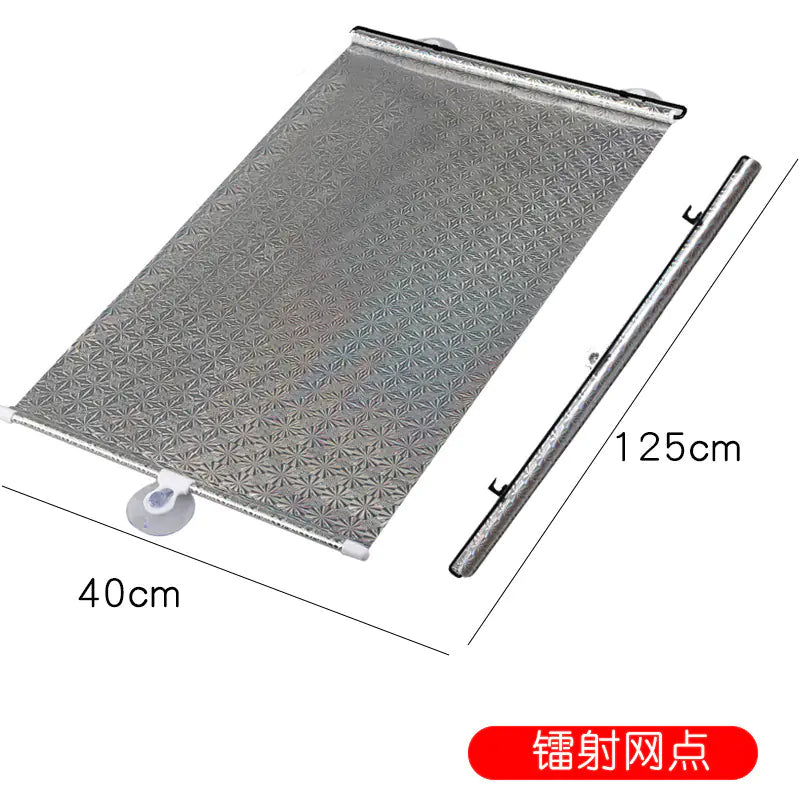 AutoSlide UV Car Sunshade || Summer Sunshade Car Automatic Retractable UV Blocker