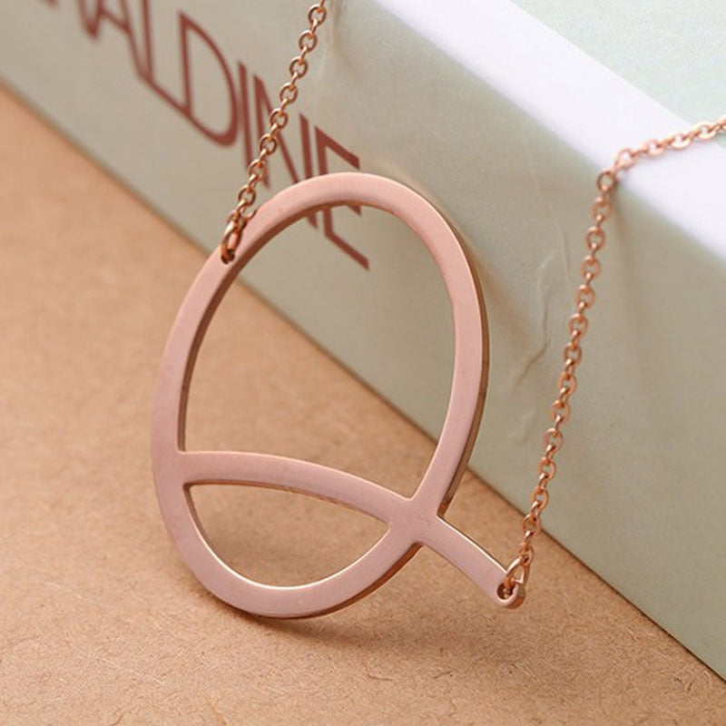 Personalized Letter Necklace || 3 Color Options || Alphabet Initial Necklace