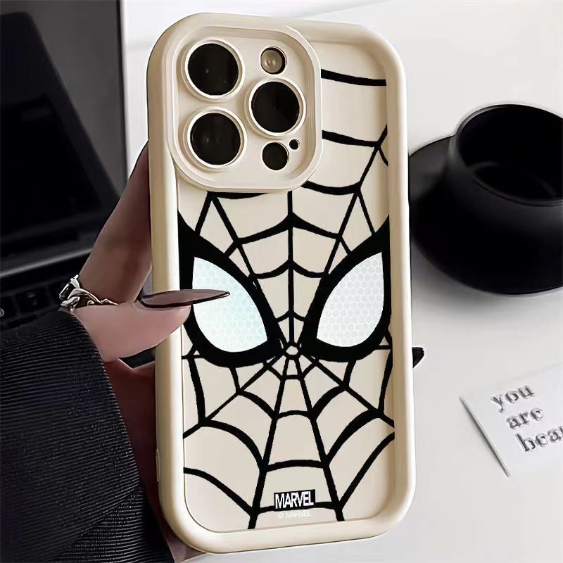 Spider-Man Matte Silicone iPhone Case - Soft, Protective Grip ||  Soft Touch, Anti-Scratch